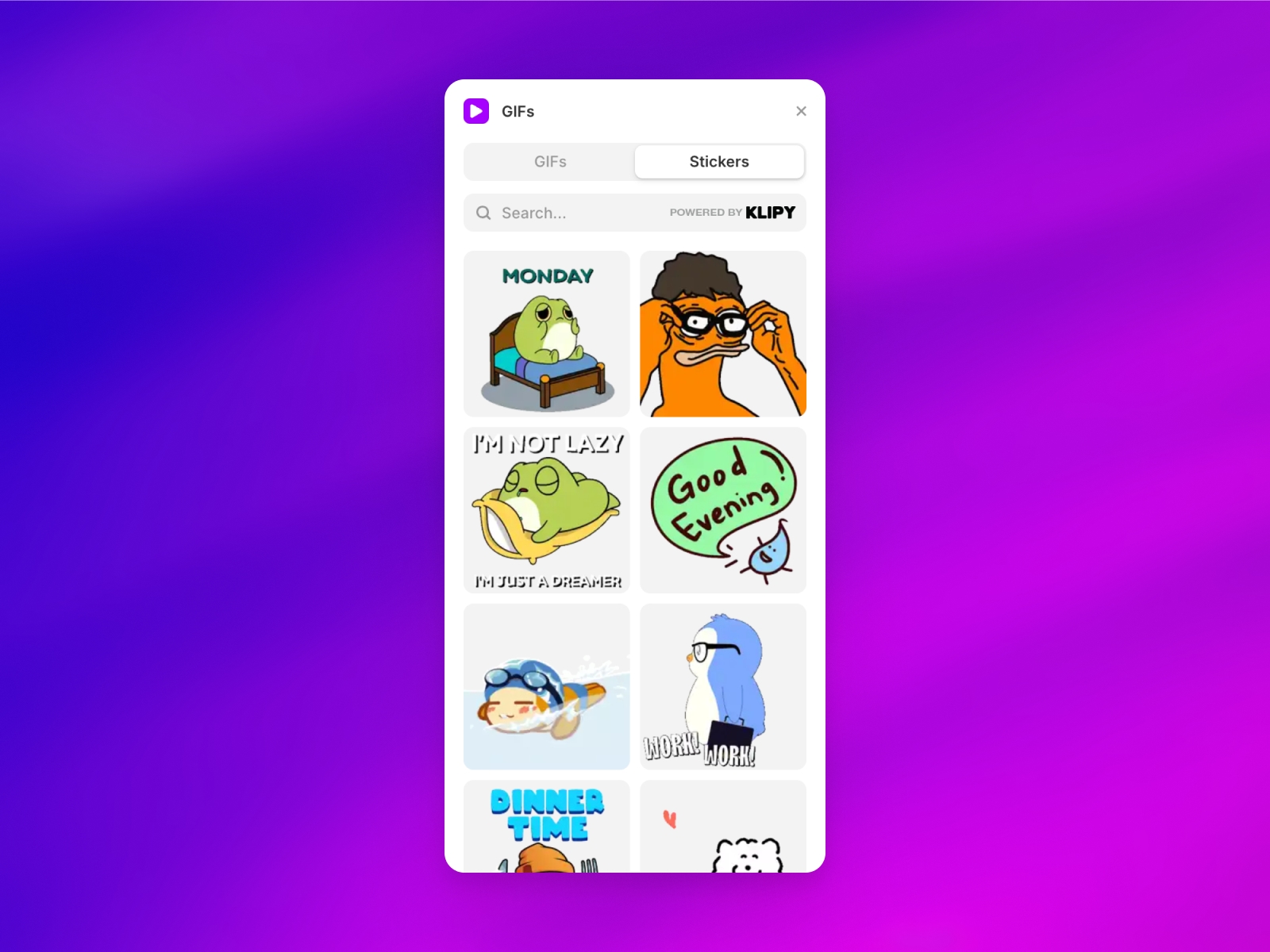 Thumbnail 2 for GIFs, a Framer Marketplace template by Isaac Roberts.