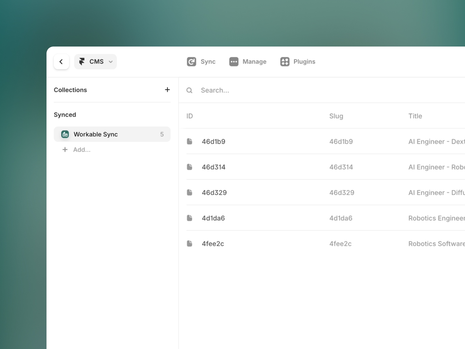 Thumbnail 2 for Workable Sync, a Framer Marketplace template by Trueform.