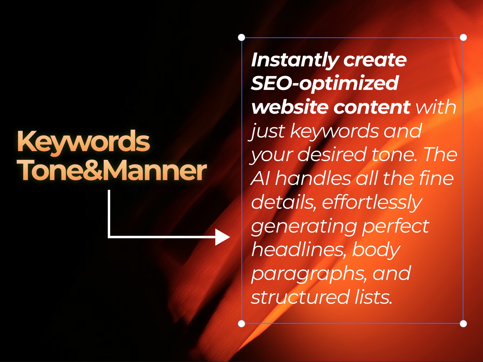 Thumbnail 2 for Omakase AI Writter, a Framer Marketplace template by Framerasset.