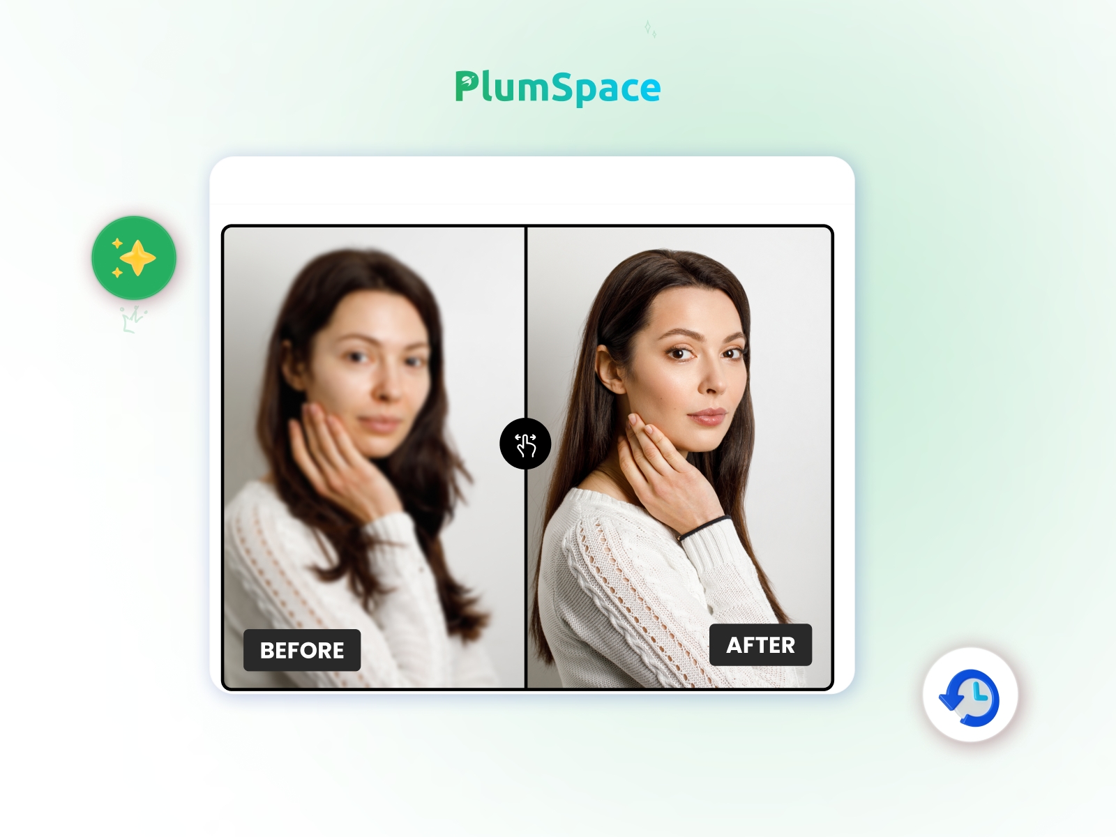 Thumbnail 1 for PlumSpace: Before & After Slider, a Framer Marketplace template by PlumSpace.