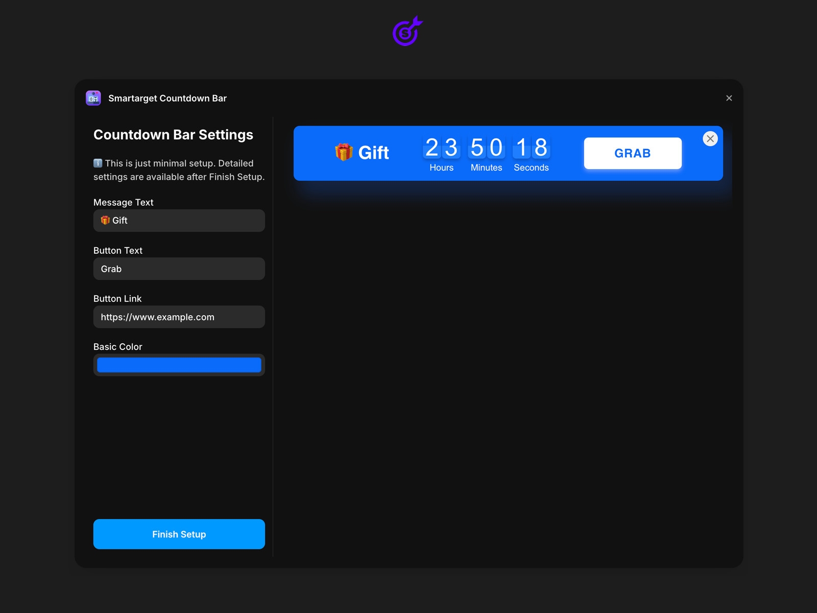 Thumbnail 2 for Countdown Bar, a Framer Marketplace template by Smartarget.