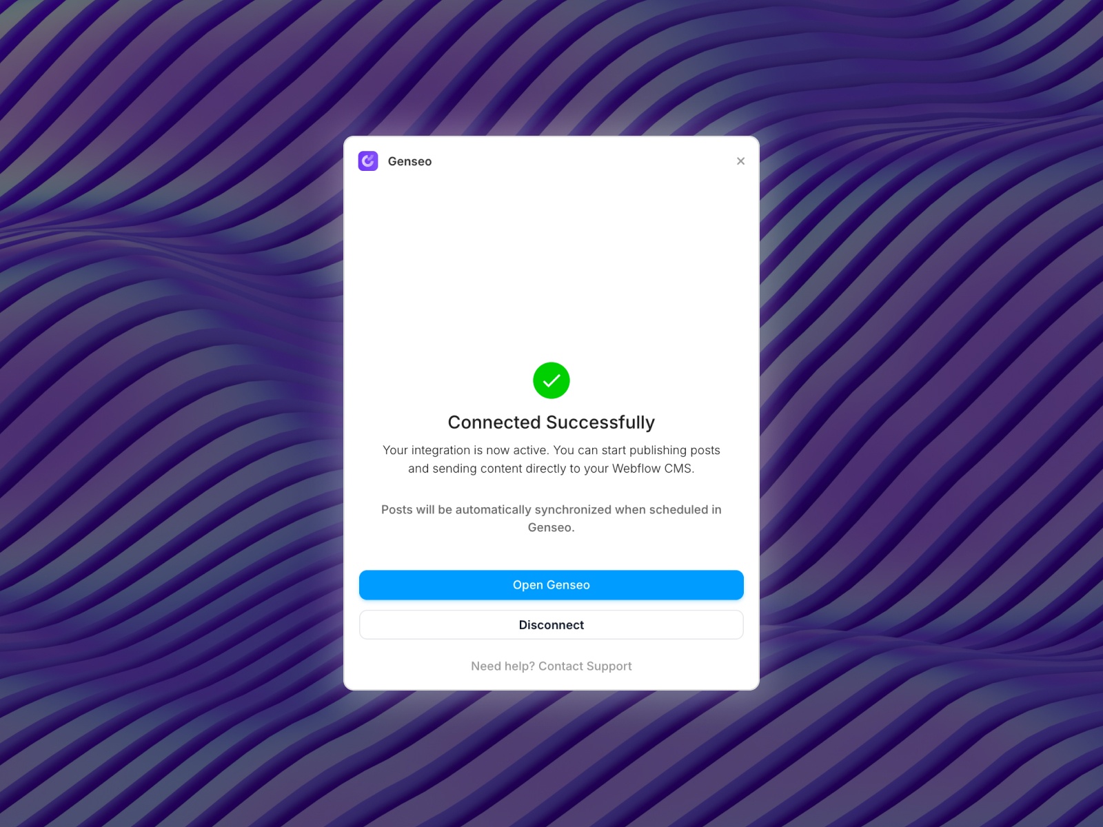 Thumbnail 2 for Genseo, a Framer Marketplace template by trinker media.