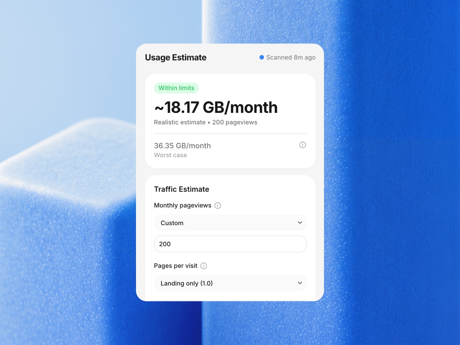 Thumbnail 2 for Bandwidth Check, a Framer Marketplace plugin by Sanna Granqvist.