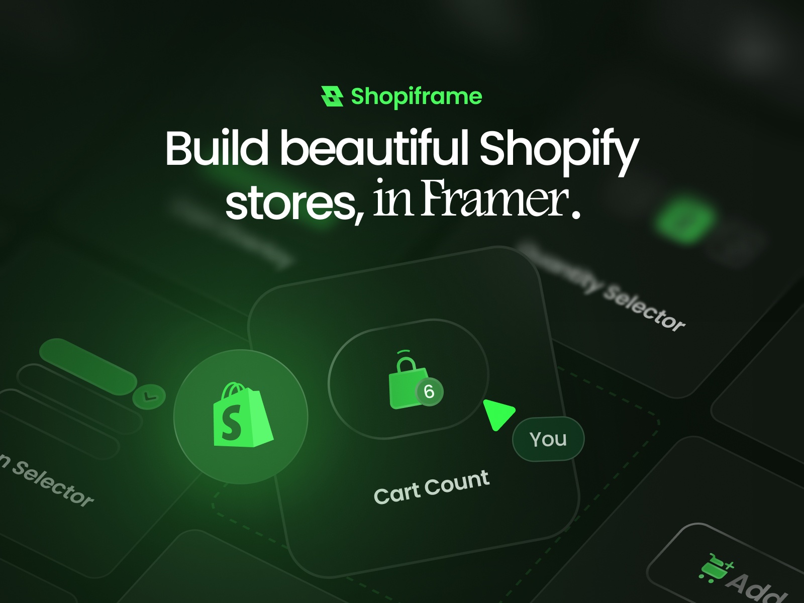 Thumbnail 1 for Shopiframe, a Framer Marketplace template by FrameSpace.