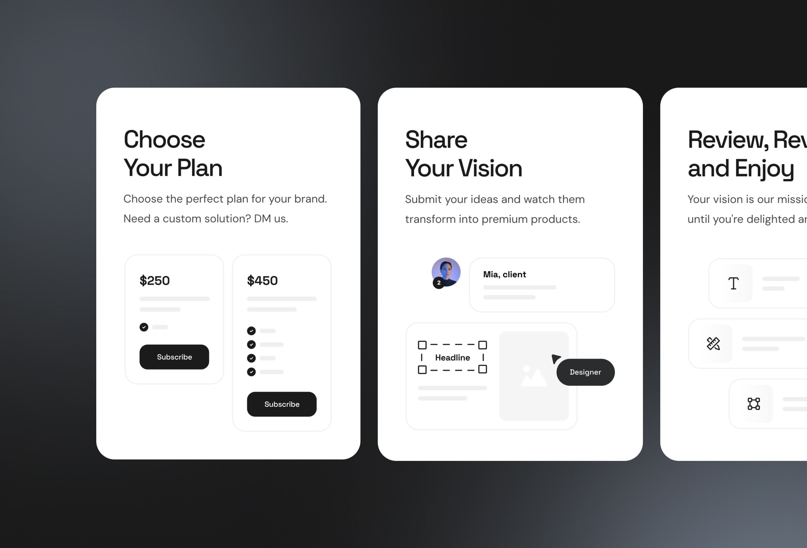 Screenshot 3 for Marso, a Framer Marketplace template by Peter Hodak.