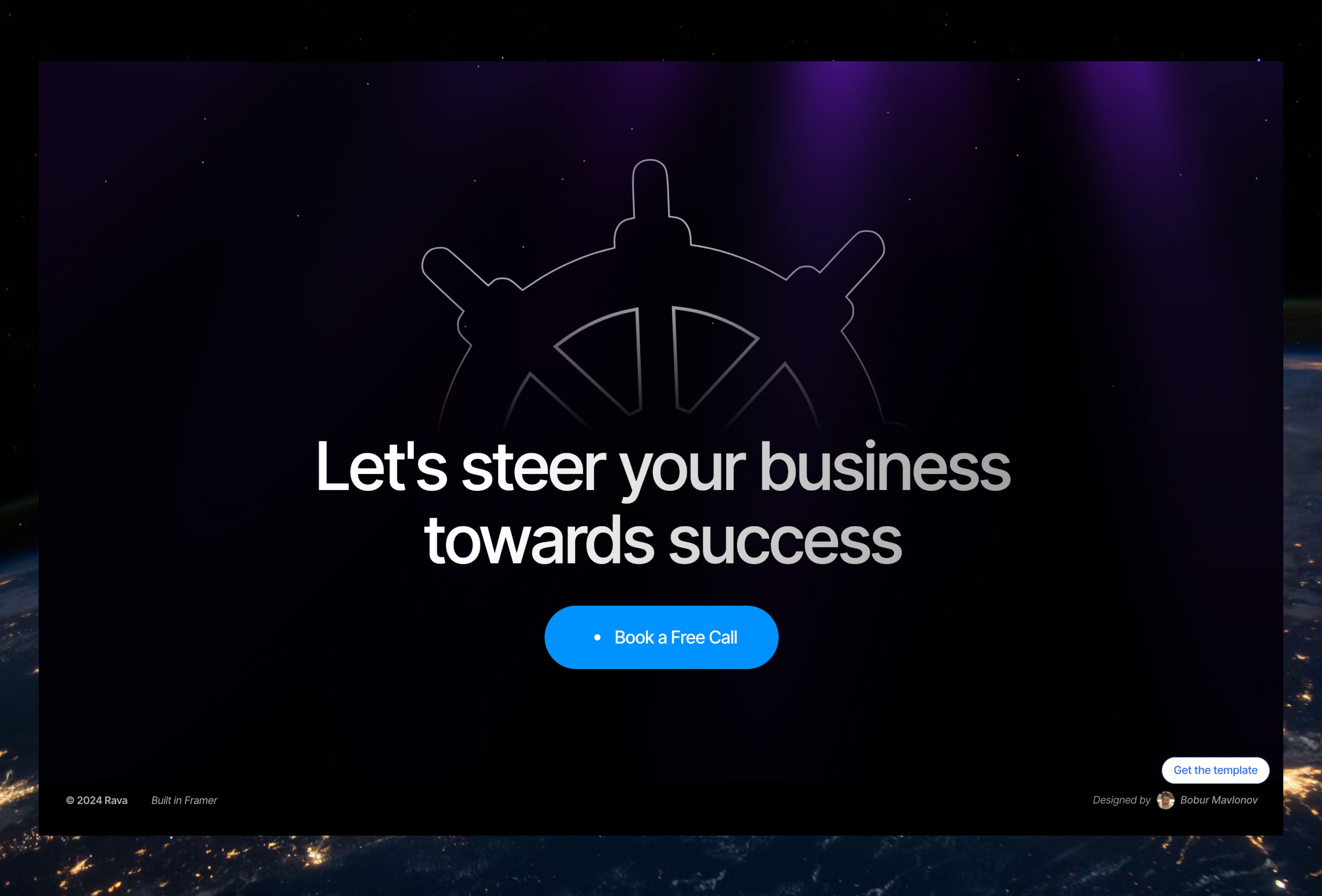 Screenshot 4 for Rava, a Framer Marketplace template by Bobur Mavlonov.