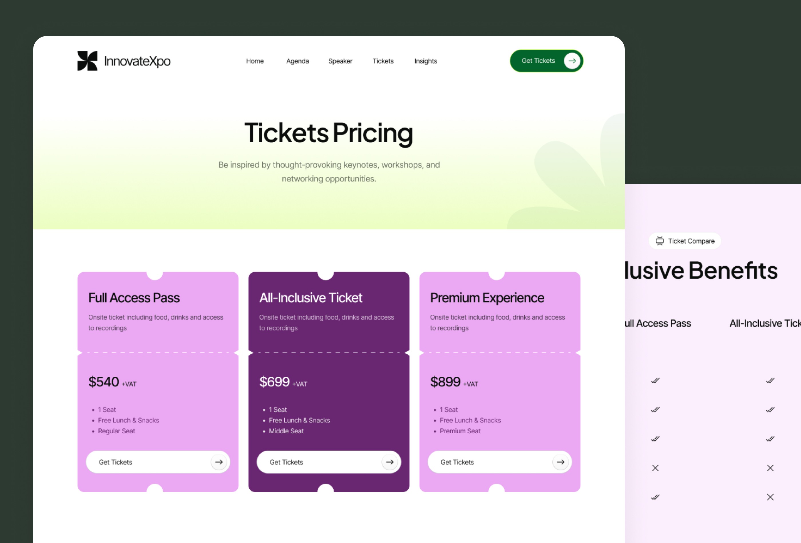 Screenshot 3 for InnovateXpo, a Framer Marketplace template by WildFramer.