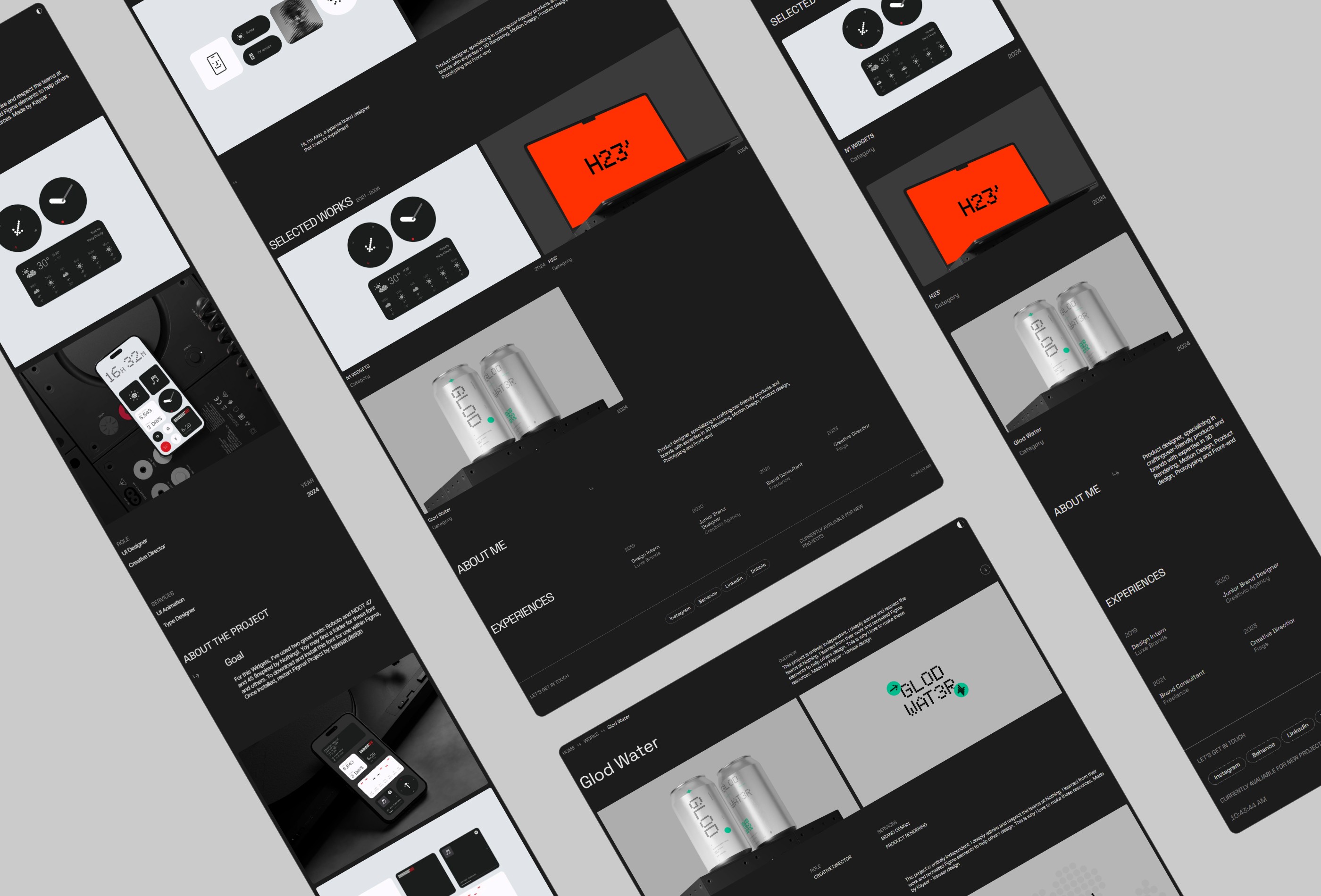 Screenshot 4 for Akio, a Framer Marketplace template by Joao Alano.