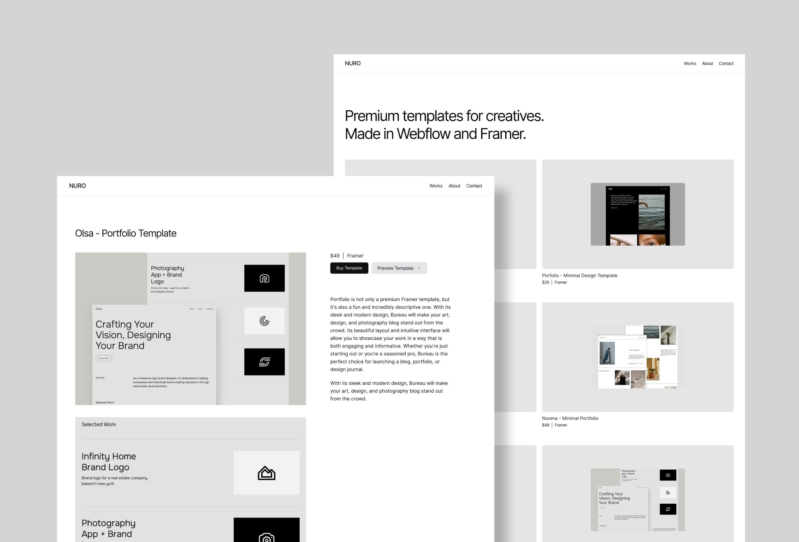 Screenshot 2 for Nuro, a Framer Marketplace template by Pixasquare.