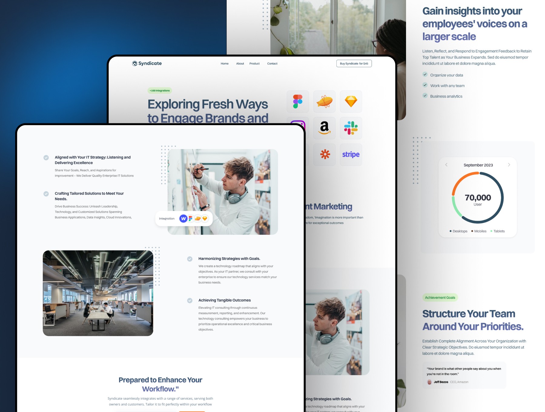 Screenshot 2 for Syndicate, a Framer Marketplace template by ahmad madhoun.