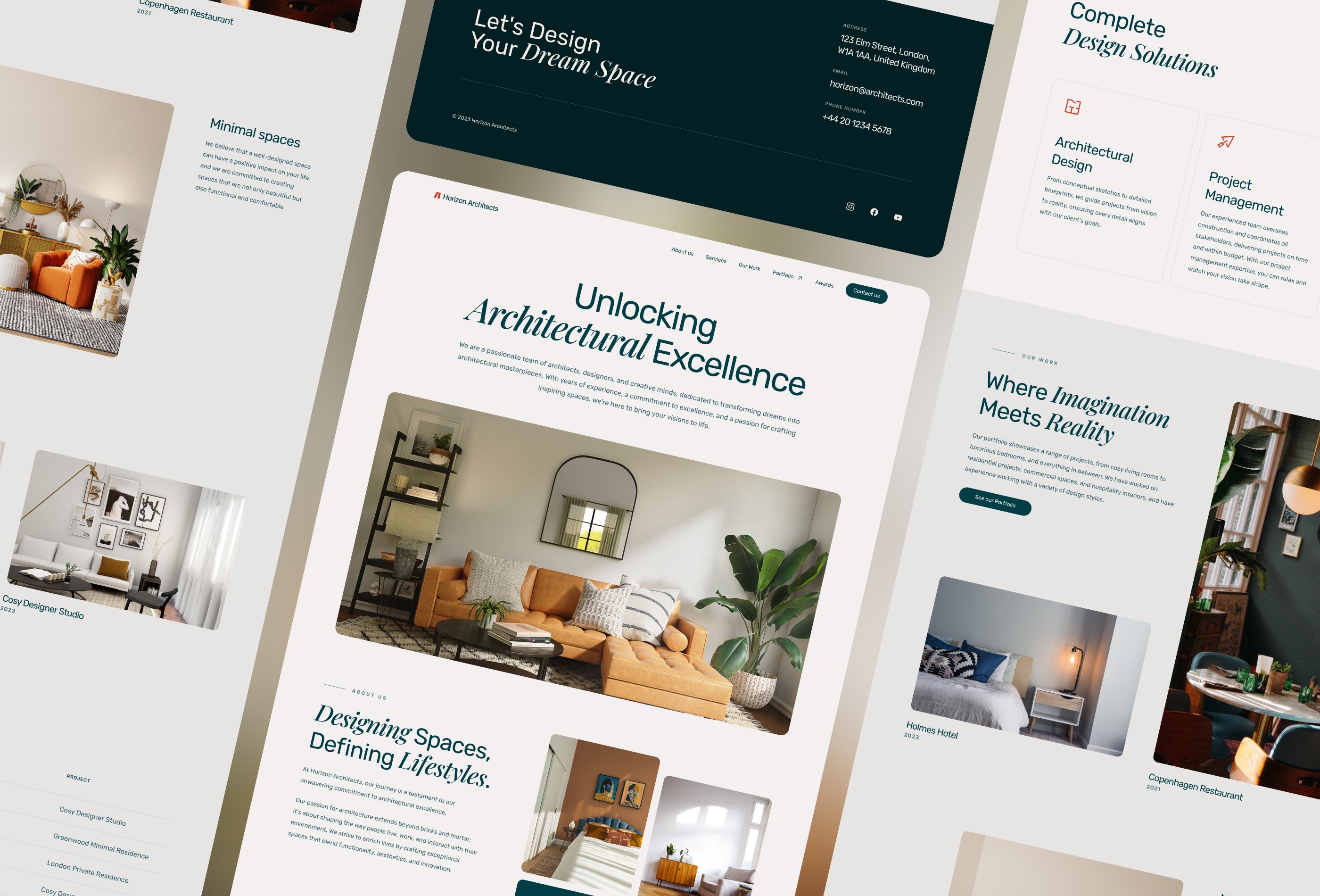 Screenshot 2 for HorizonArchitects, a Framer Marketplace template by bujadesign.