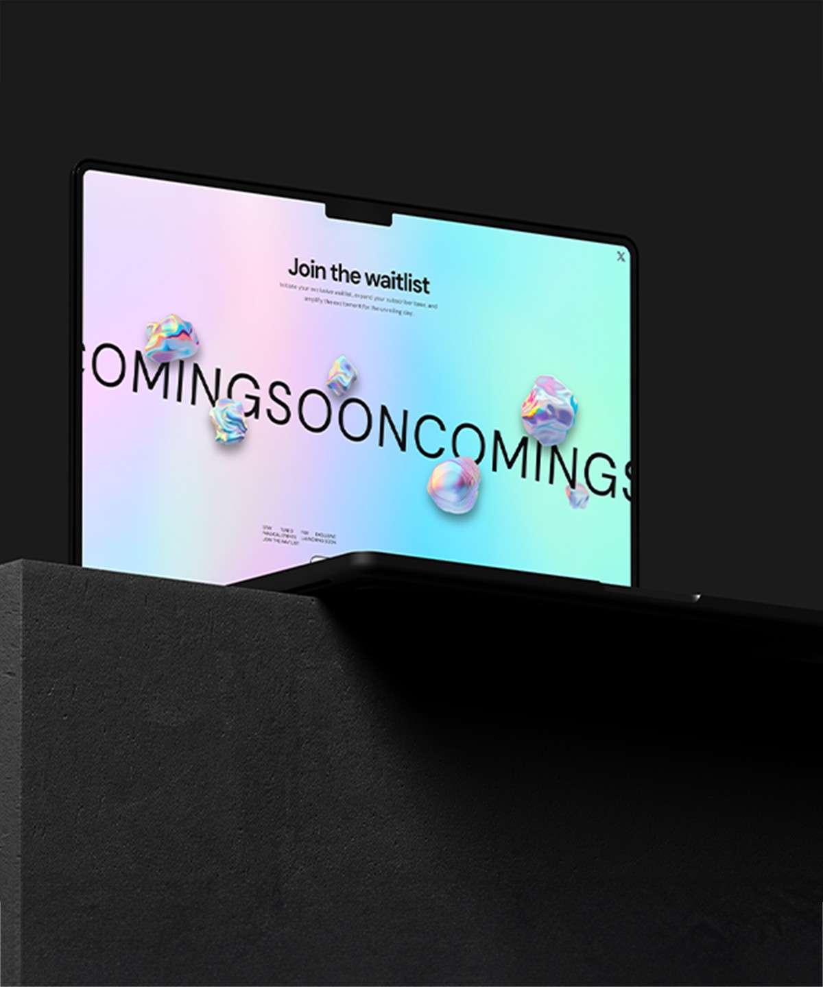 Thumbnail 1 for Iridescent, a Framer Marketplace template by Mickces.