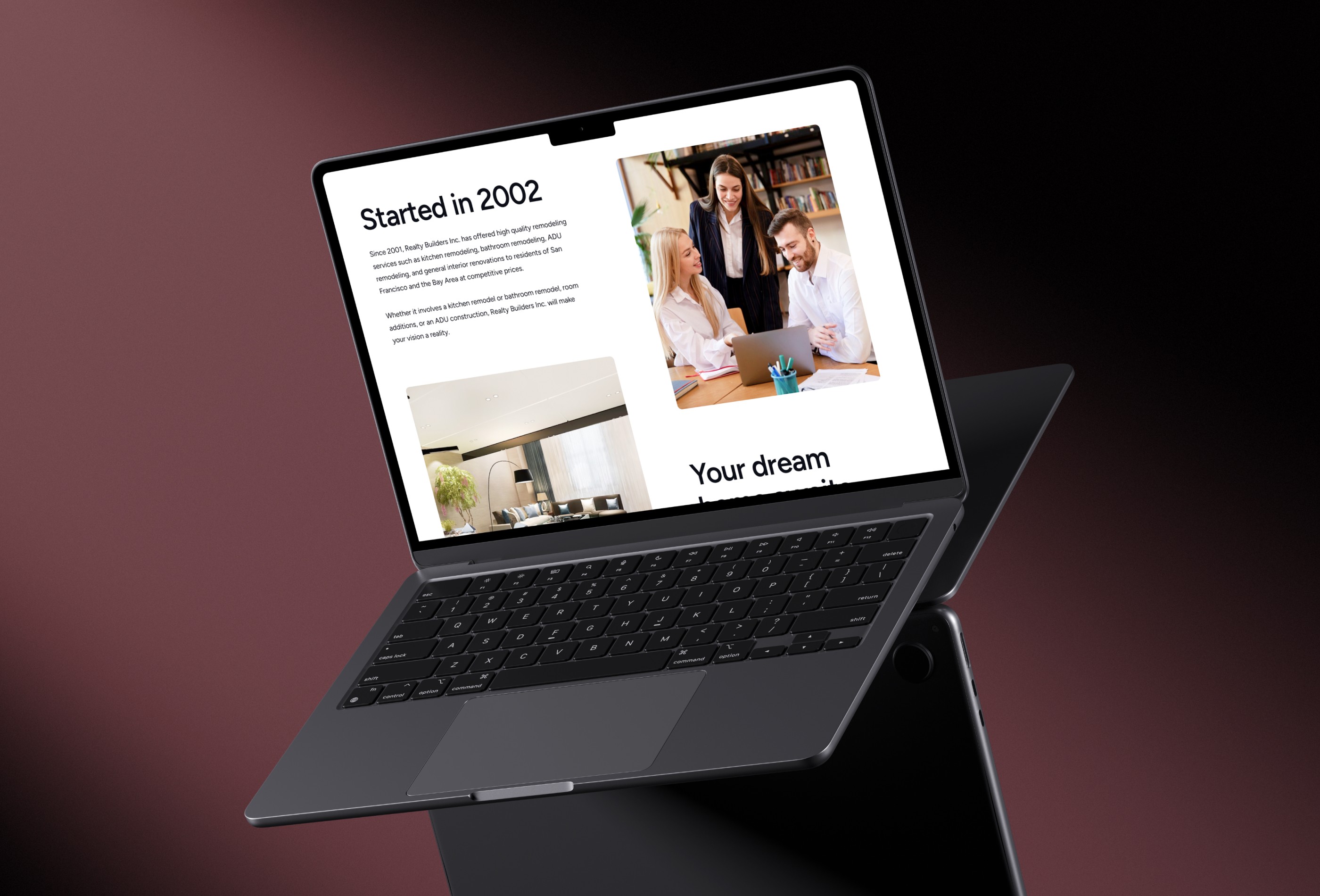 Screenshot 4 for Renova, a Framer Marketplace template by Framerbite.