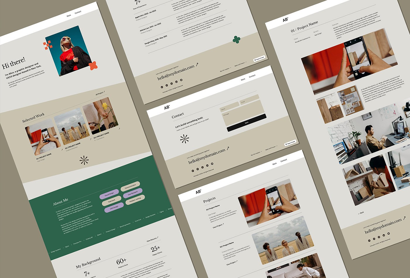 Screenshot 3 for AB Studio, a Framer Marketplace template by lnlstudios.