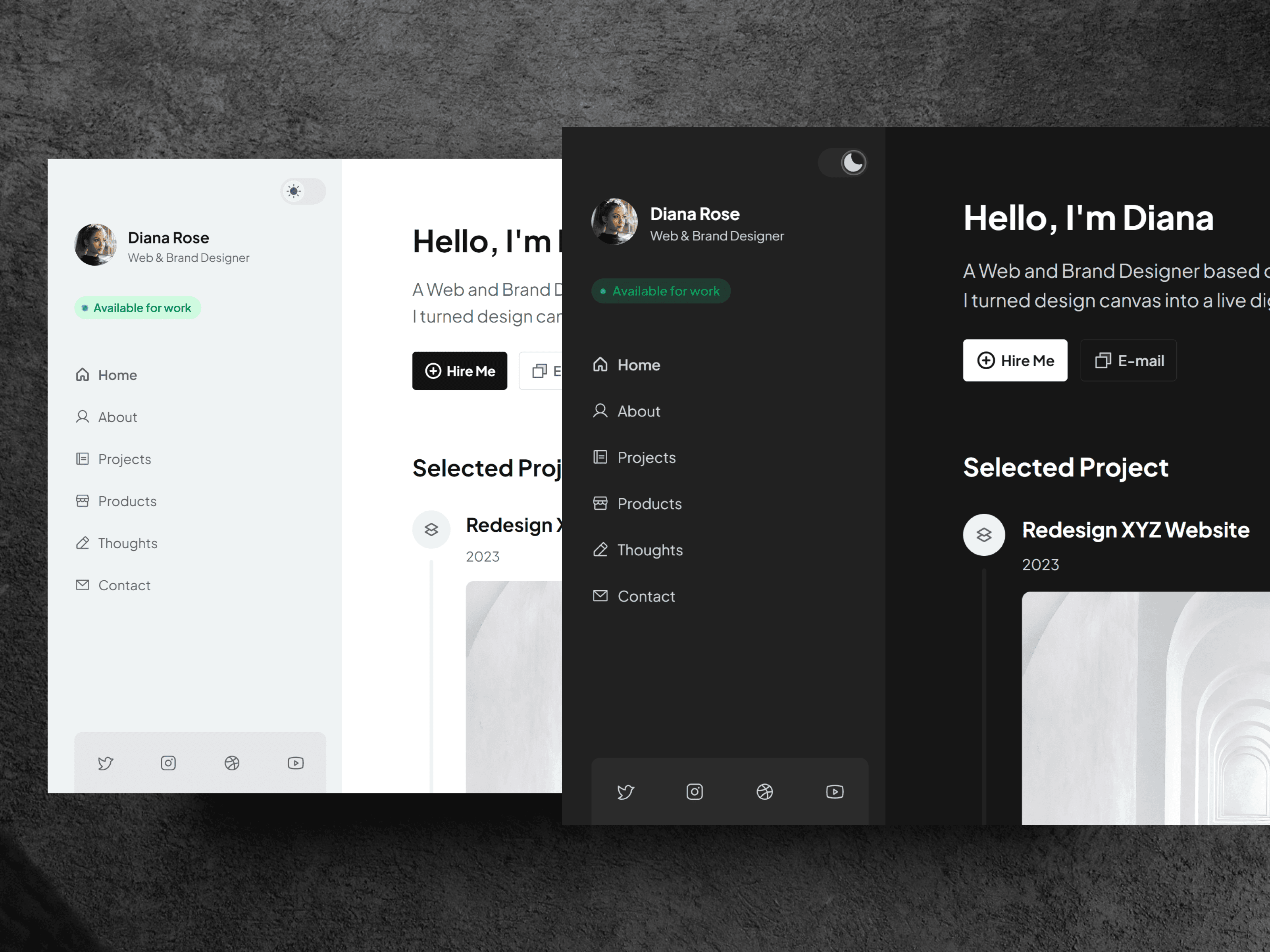 Screenshot 1 for BoardaFolio, a Framer Marketplace template by Anisa Oktariani.