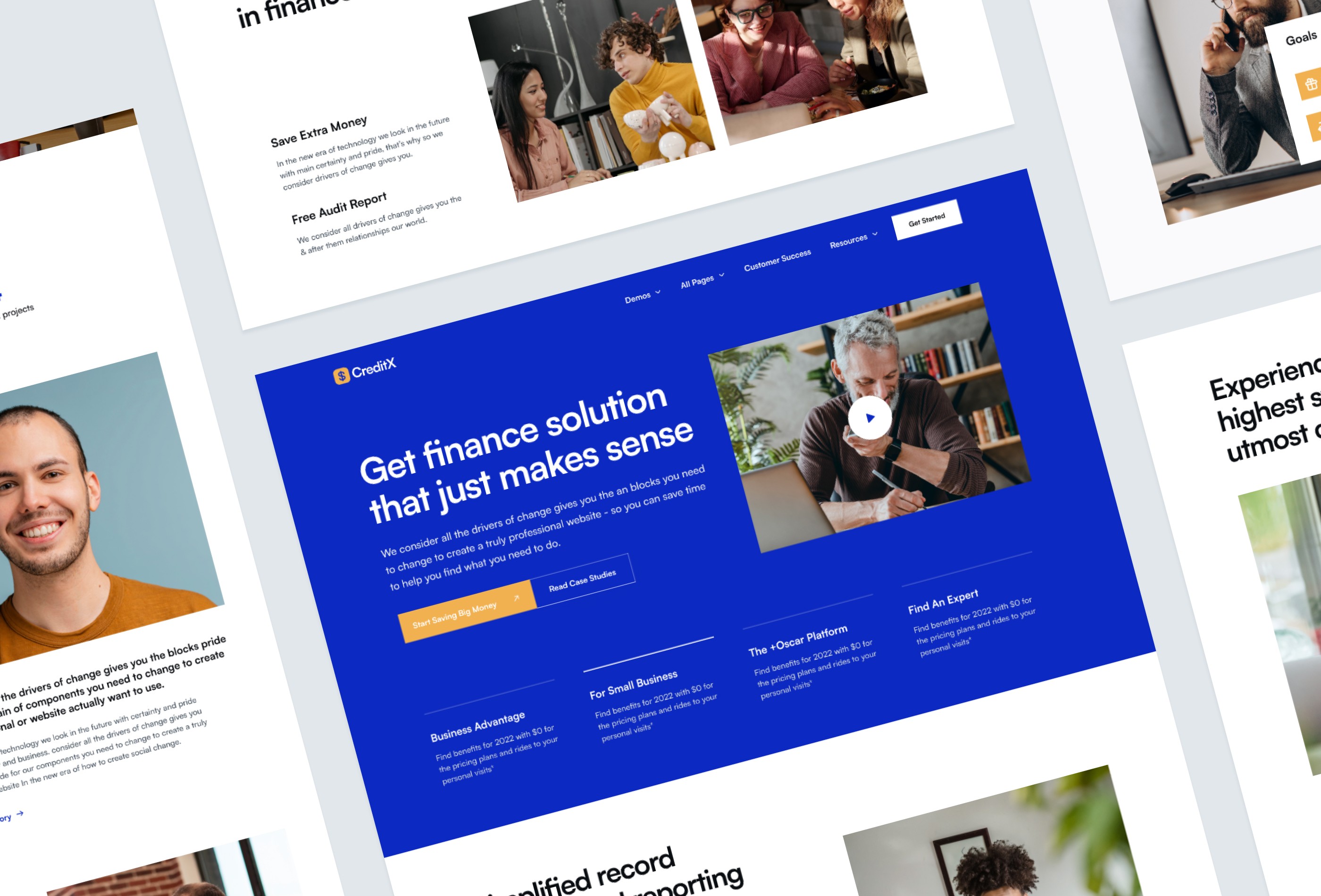 Screenshot 3 for CreditX, a Framer Marketplace template by Framerbite.