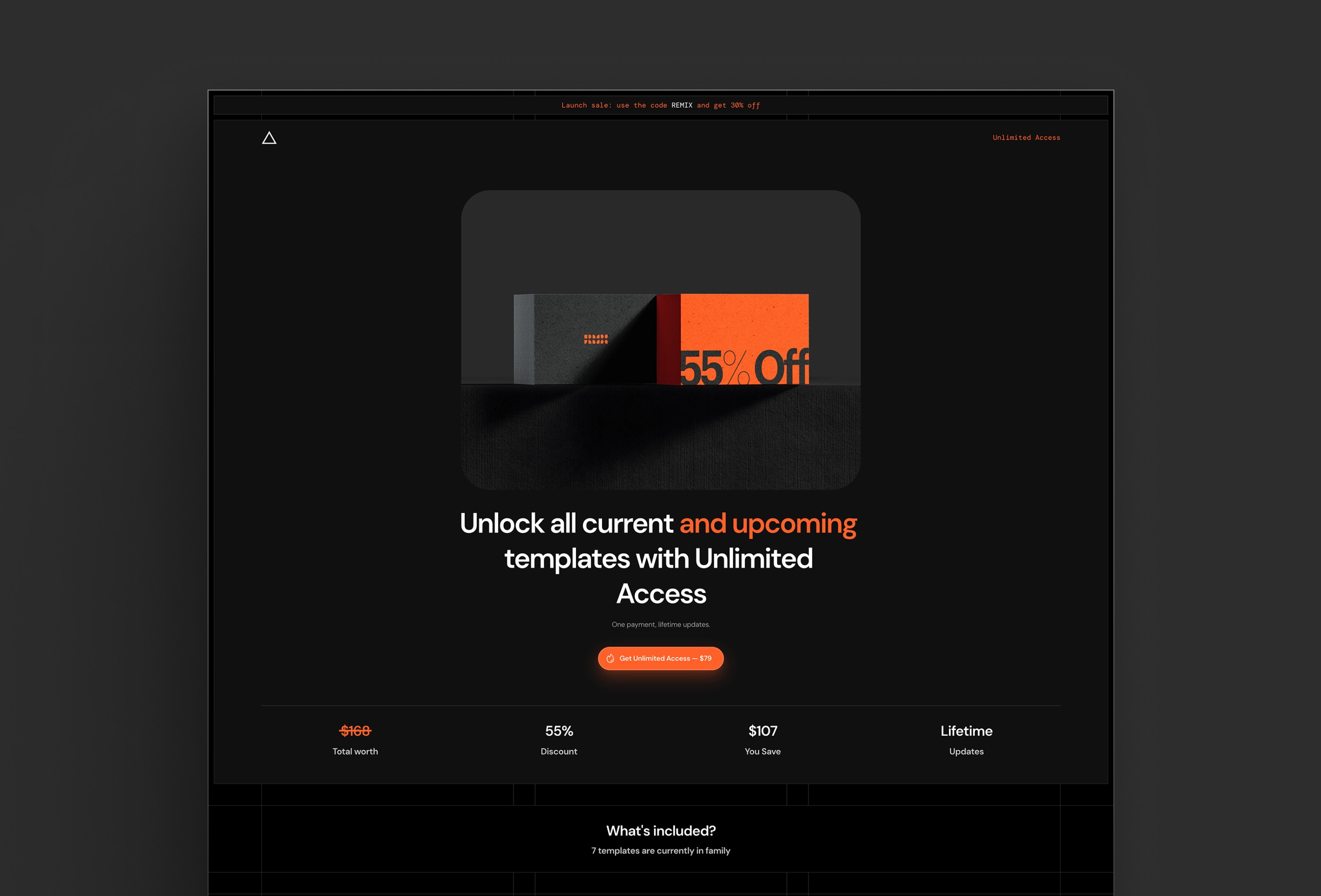 Screenshot 4 for Delta Store, a Framer Marketplace template by Easyfast.