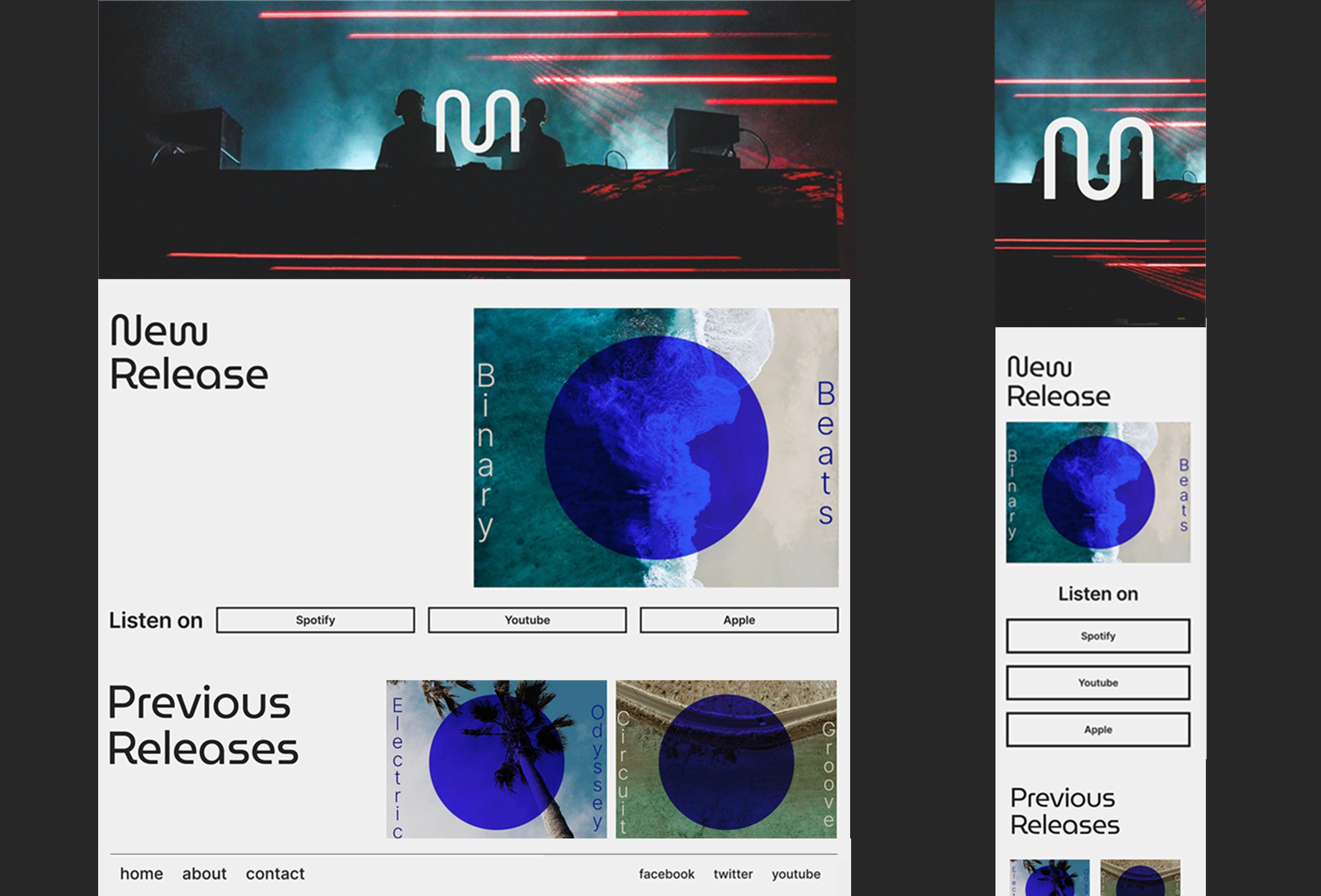 Screenshot 3 for Technomorph, a Framer Marketplace template by Gizem Onan.