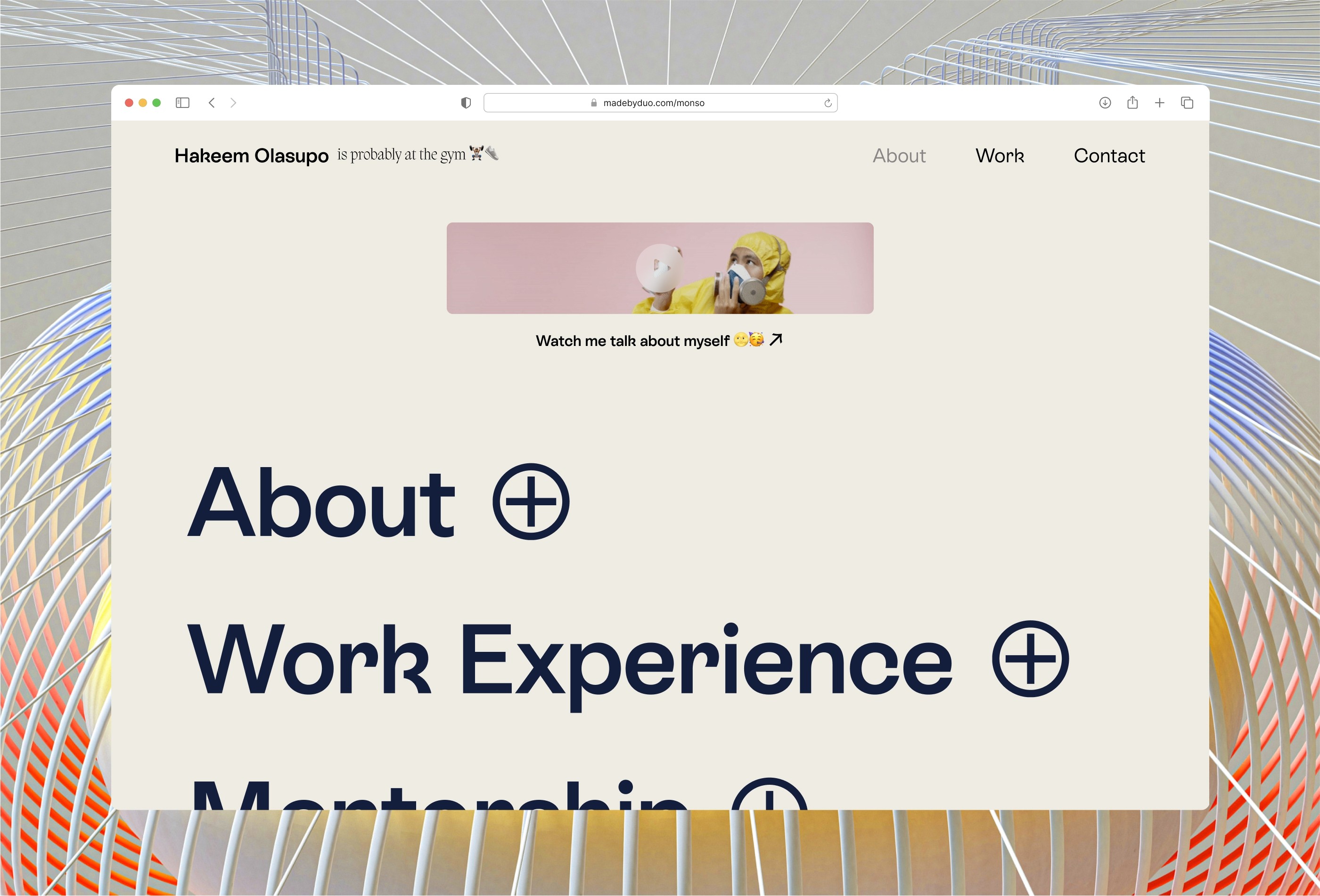 Screenshot 4 for Monso, a Framer Marketplace template by Studio Duo.