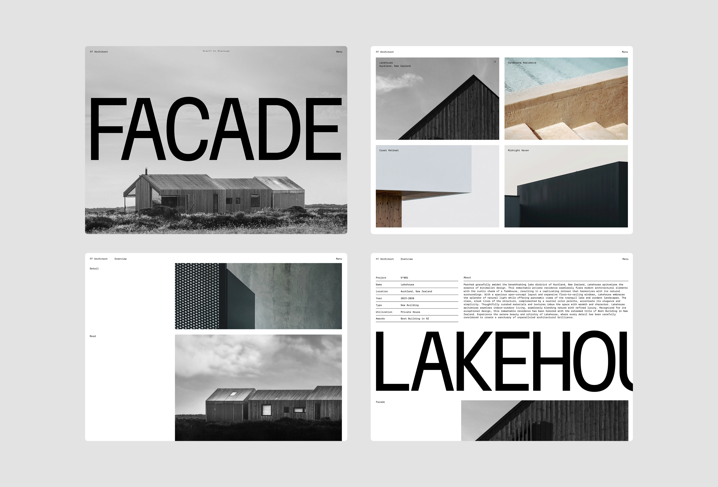 Thumbnail 1 for FF Architect, a Framer Marketplace template by Favorit × Frame.