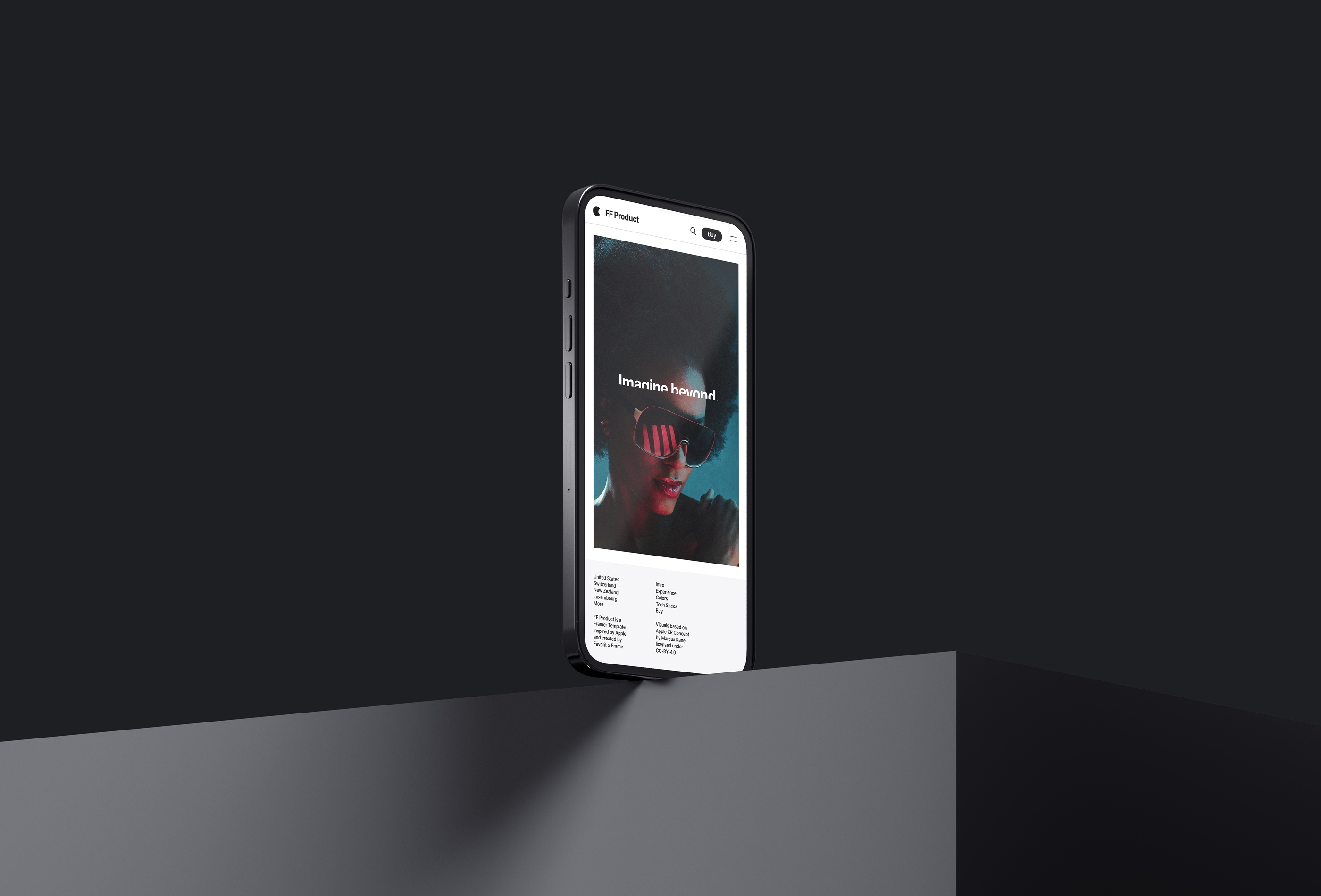 Screenshot 3 for FF Product, a Framer Marketplace template by Favorit × Frame.