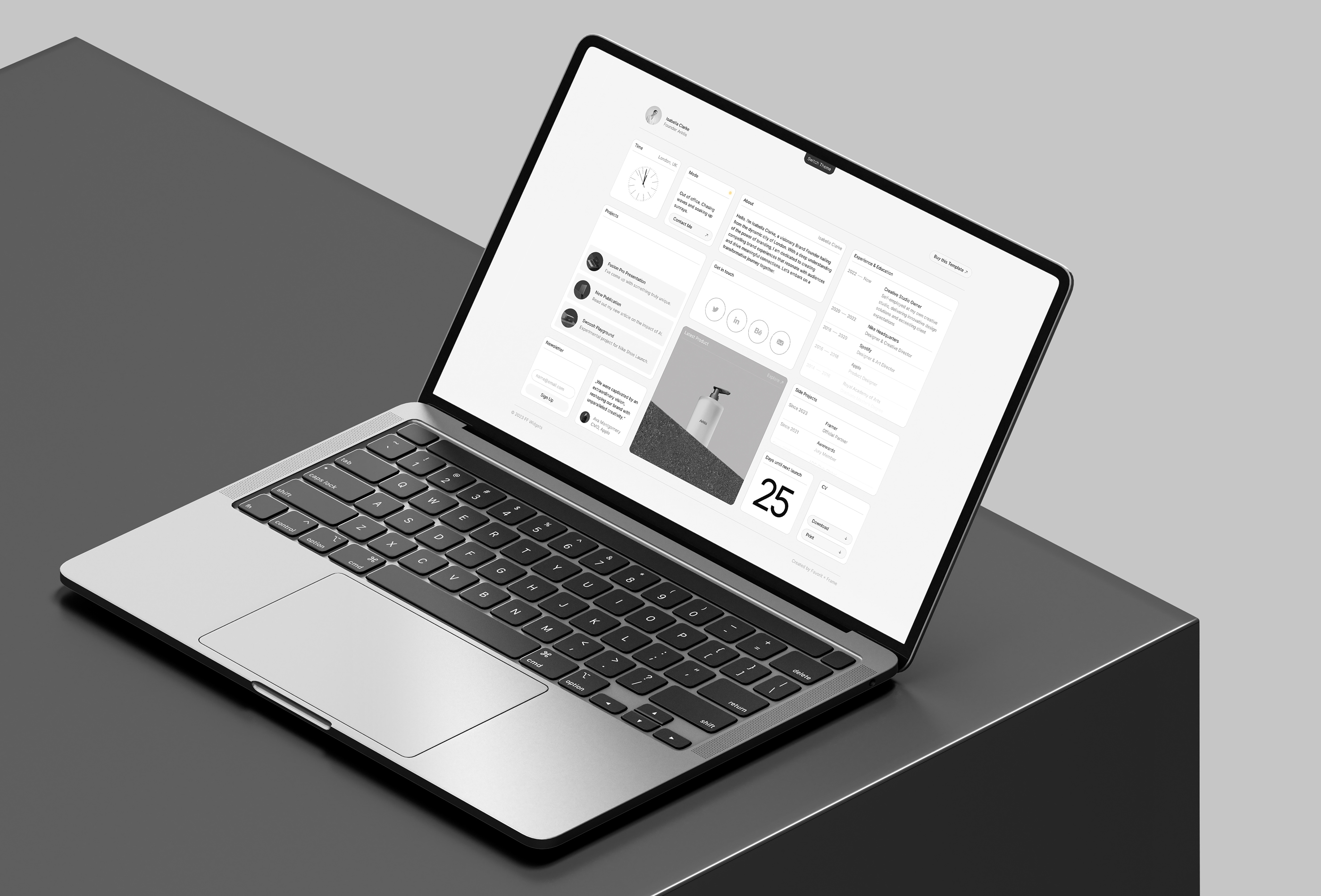 Thumbnail 2 for FF Widgets, a Framer Marketplace template by Favorit × Frame.