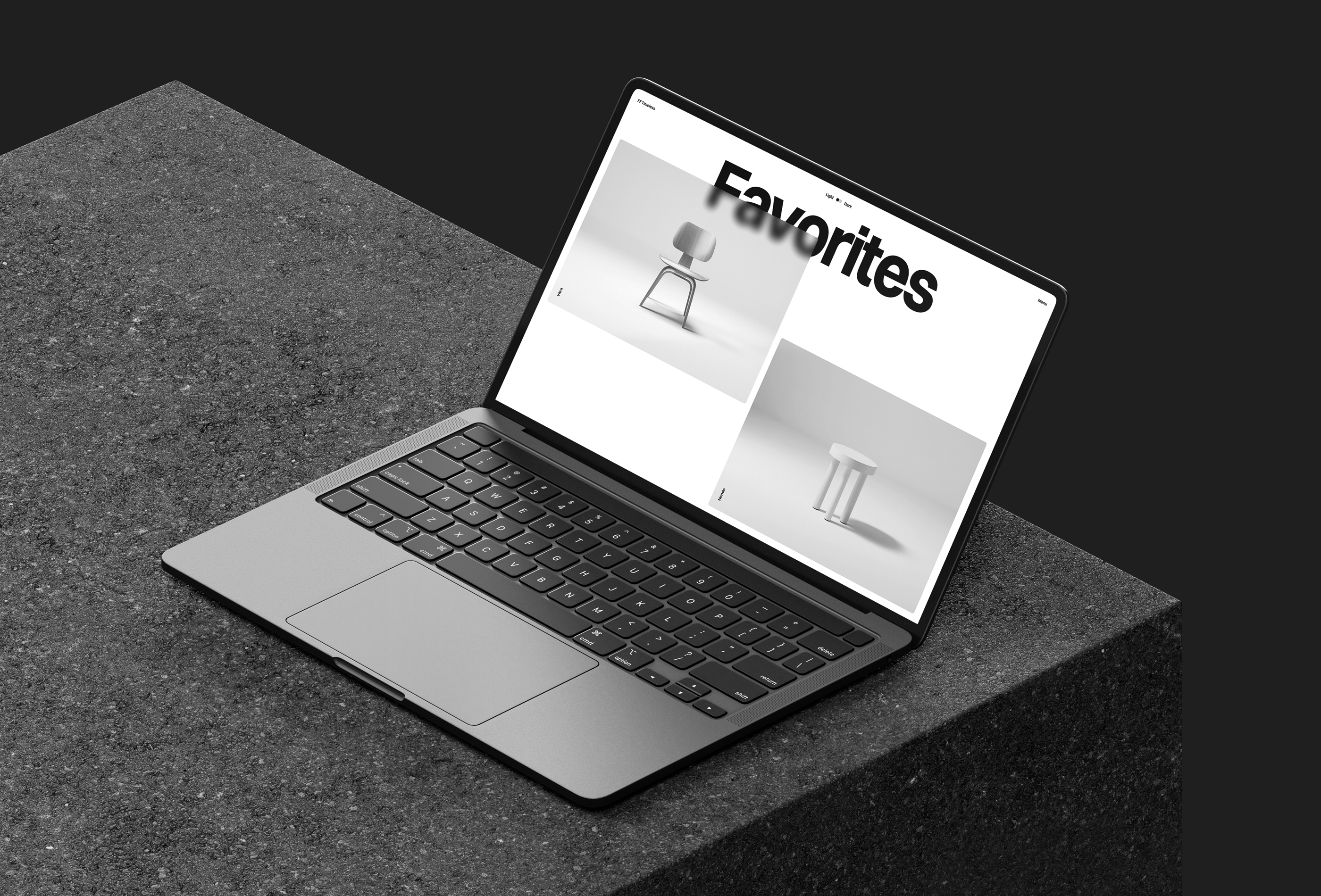 Screenshot 3 for FF Timeless, a Framer Marketplace template by Favorit × Frame.