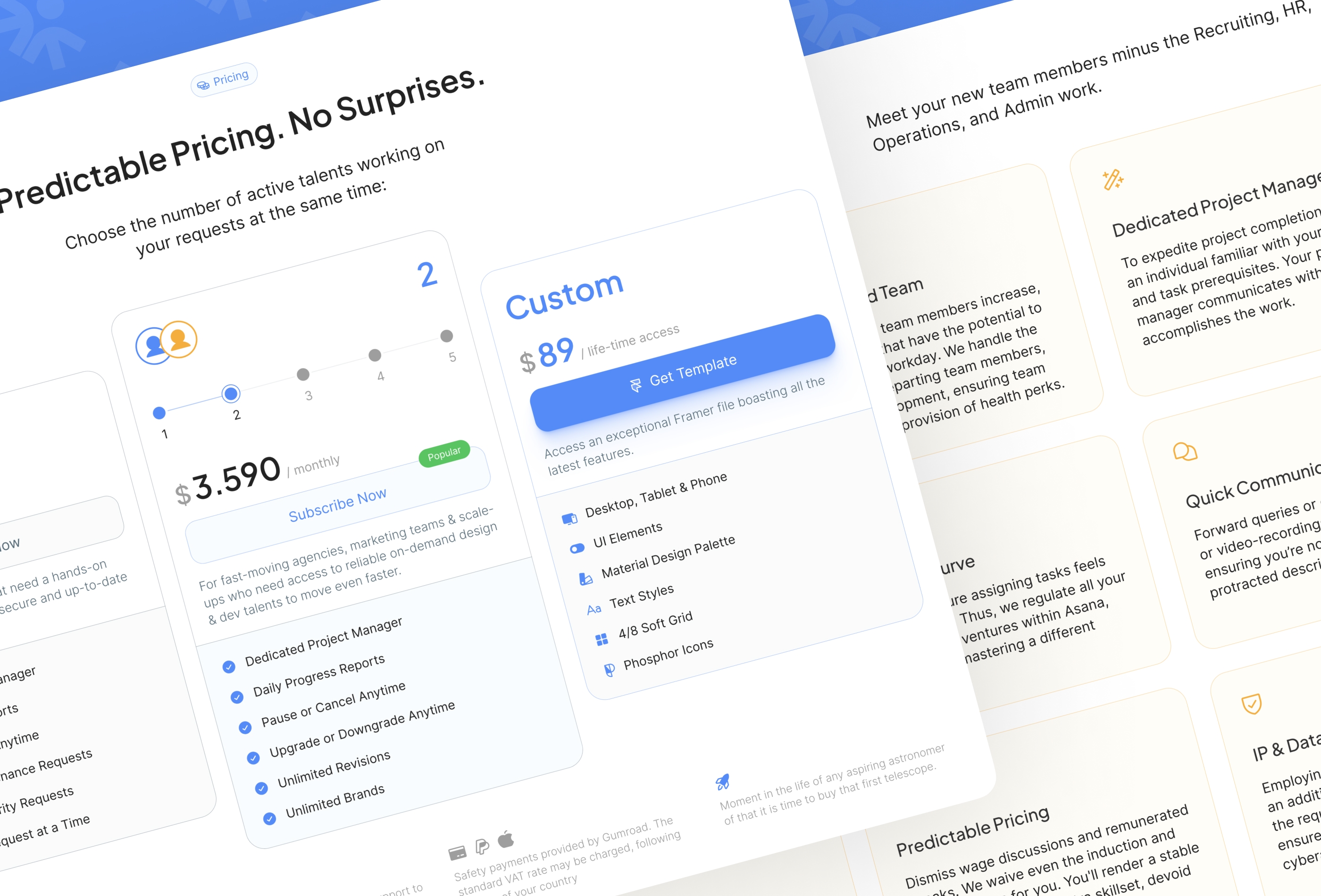 Screenshot 3 for TalentLink, a Framer Marketplace template by Nikita Ermilov.