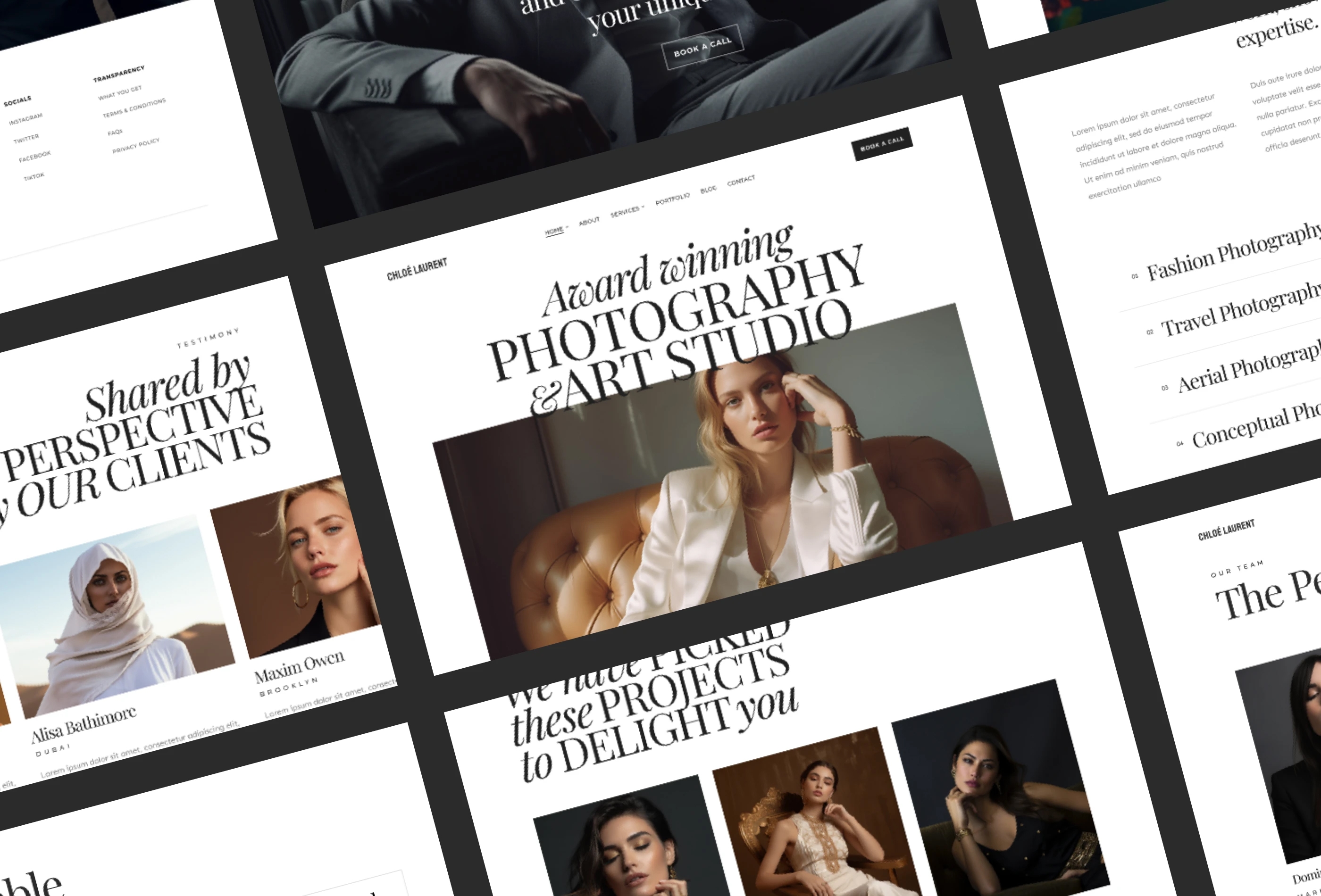 Thumbnail 2 for Chloe Laurent, a Framer Marketplace template by Biyi Adetunji.