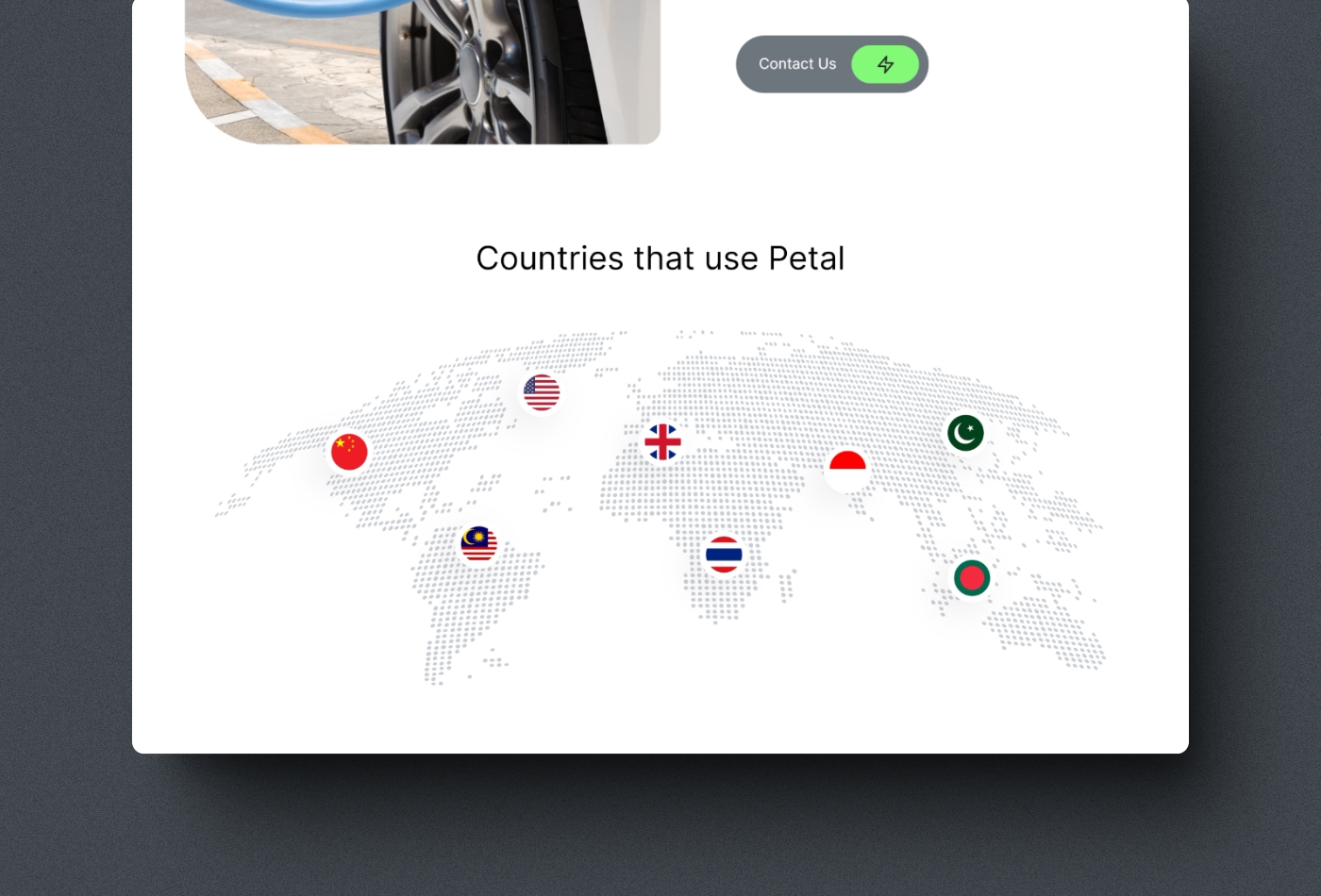 Screenshot 4 for Petal, a Framer Marketplace template by Kingsley Ken.