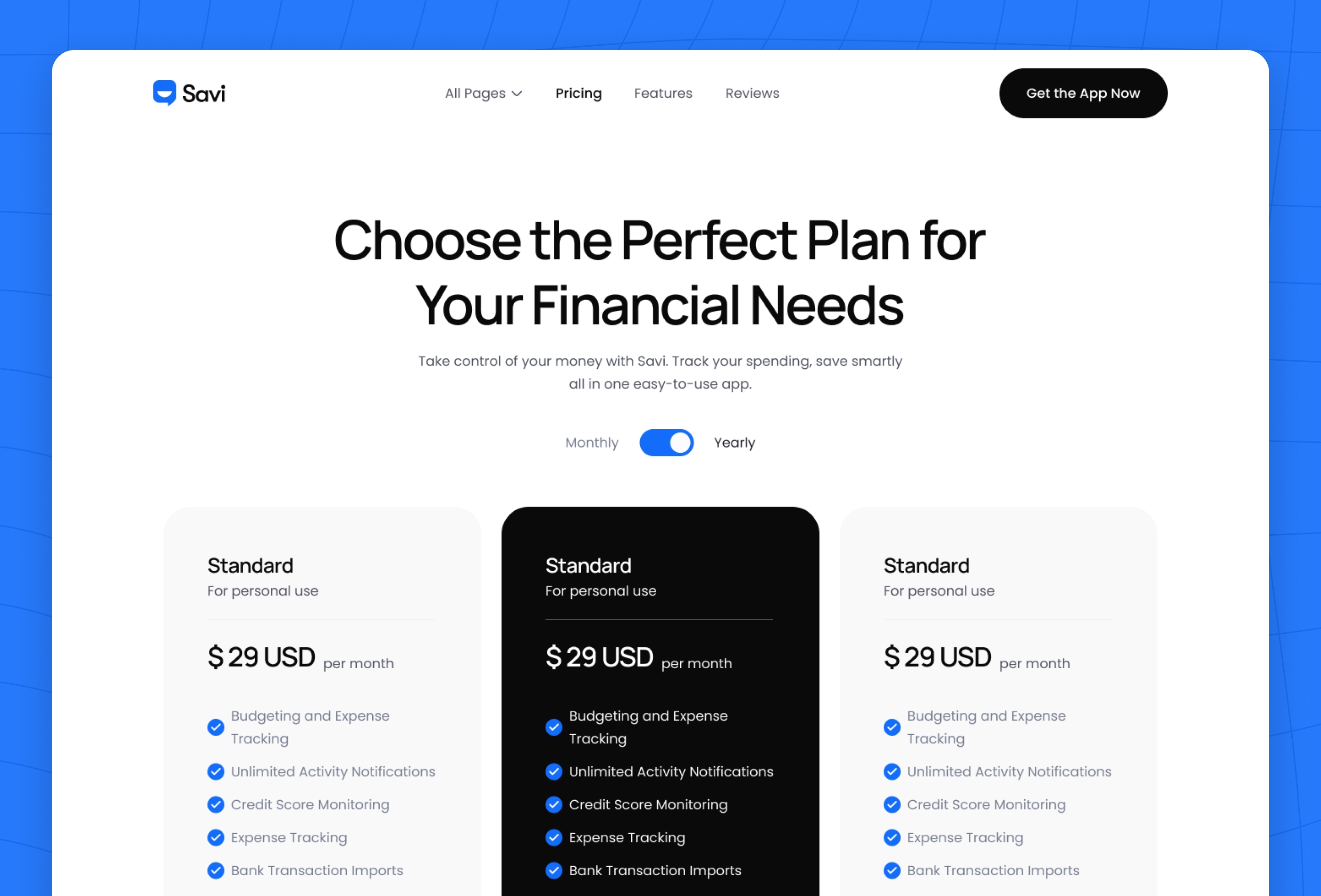 Screenshot 3 for Savi, a Framer Marketplace template by Framerbite.