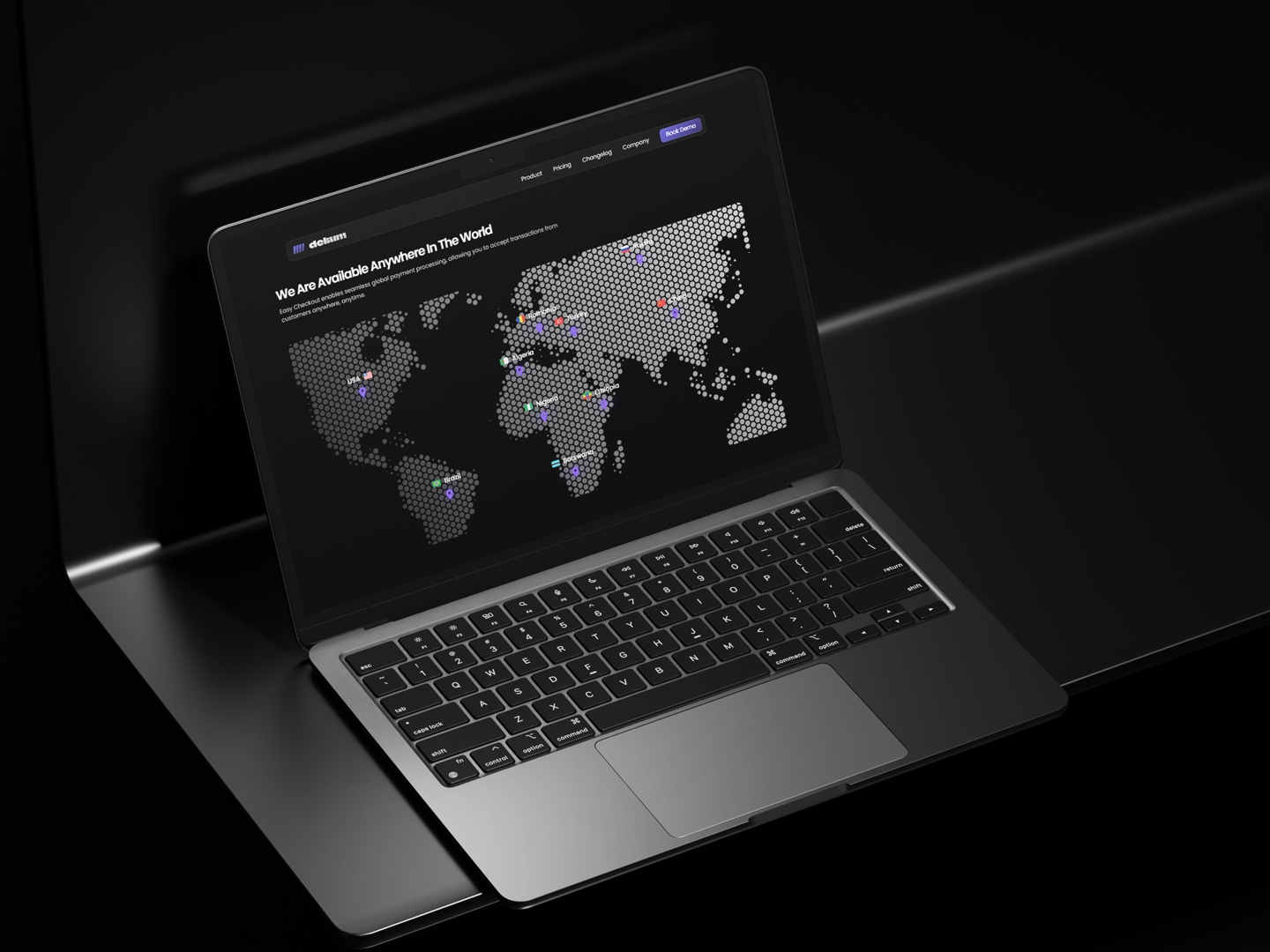 Screenshot 4 for Delium , a Framer Marketplace template by Delani.