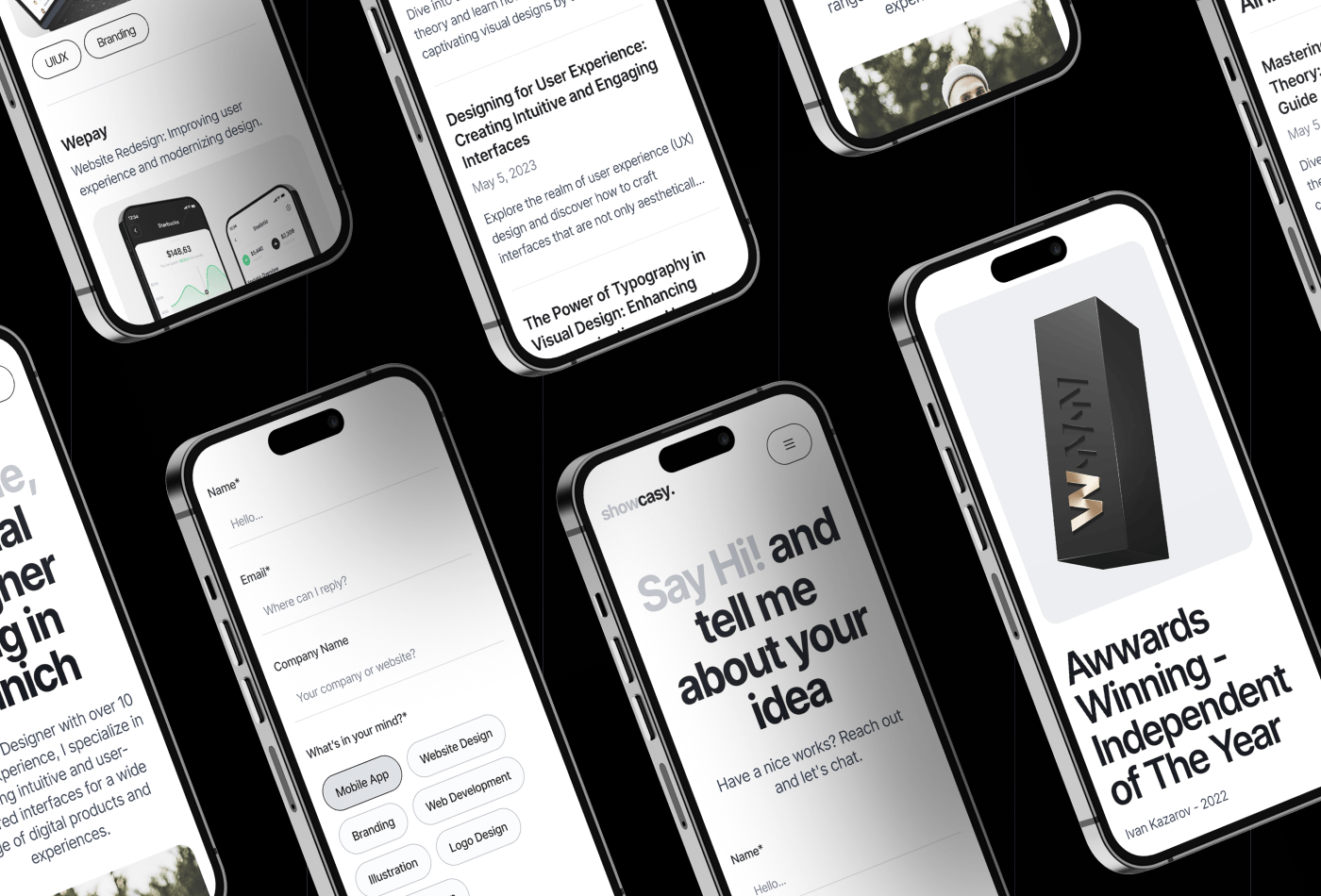 Screenshot 4 for Showcasy , a Framer Marketplace template by Illiyin Studio.