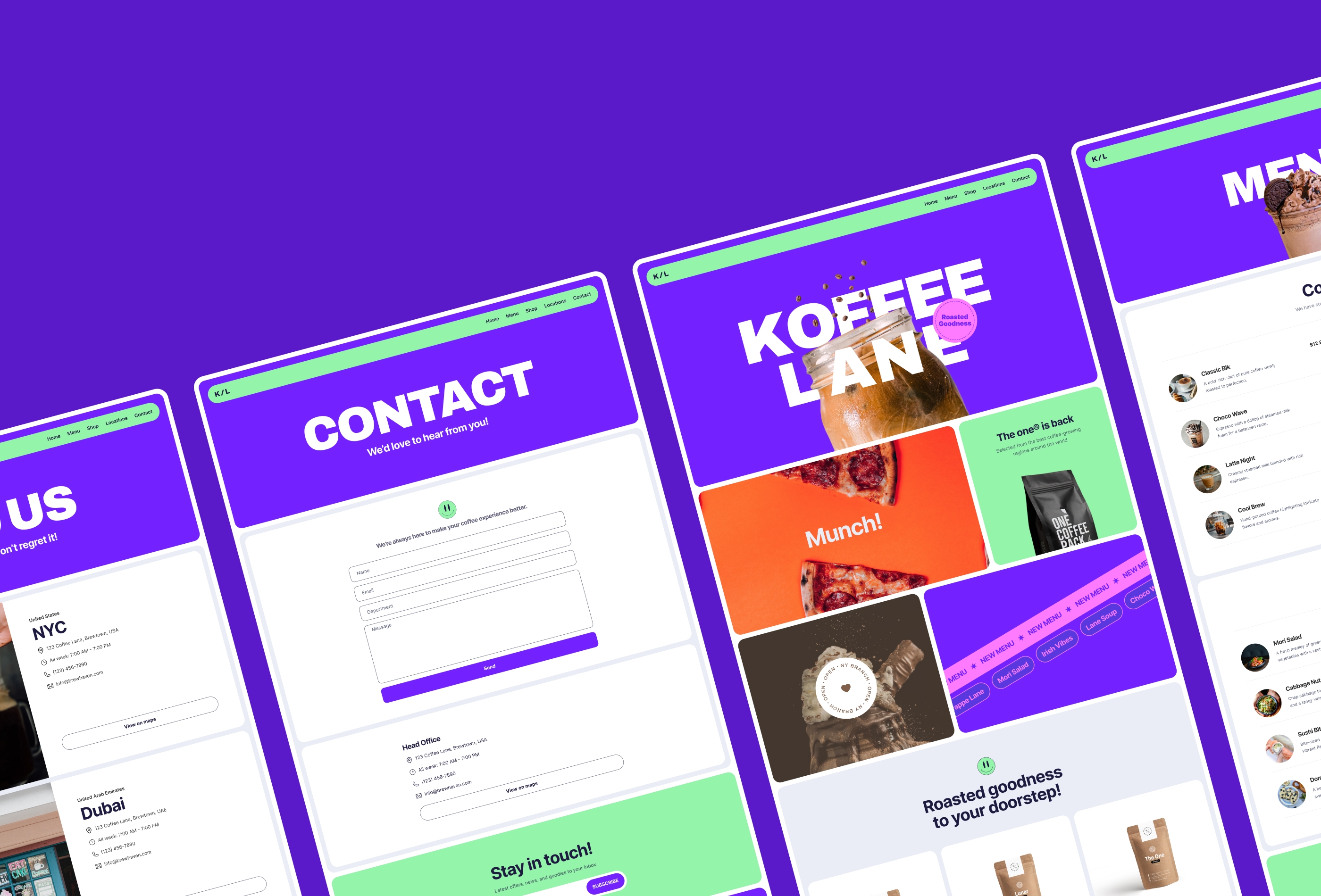 Screenshot 4 for K-Lane, a Framer Marketplace template by Clonify.