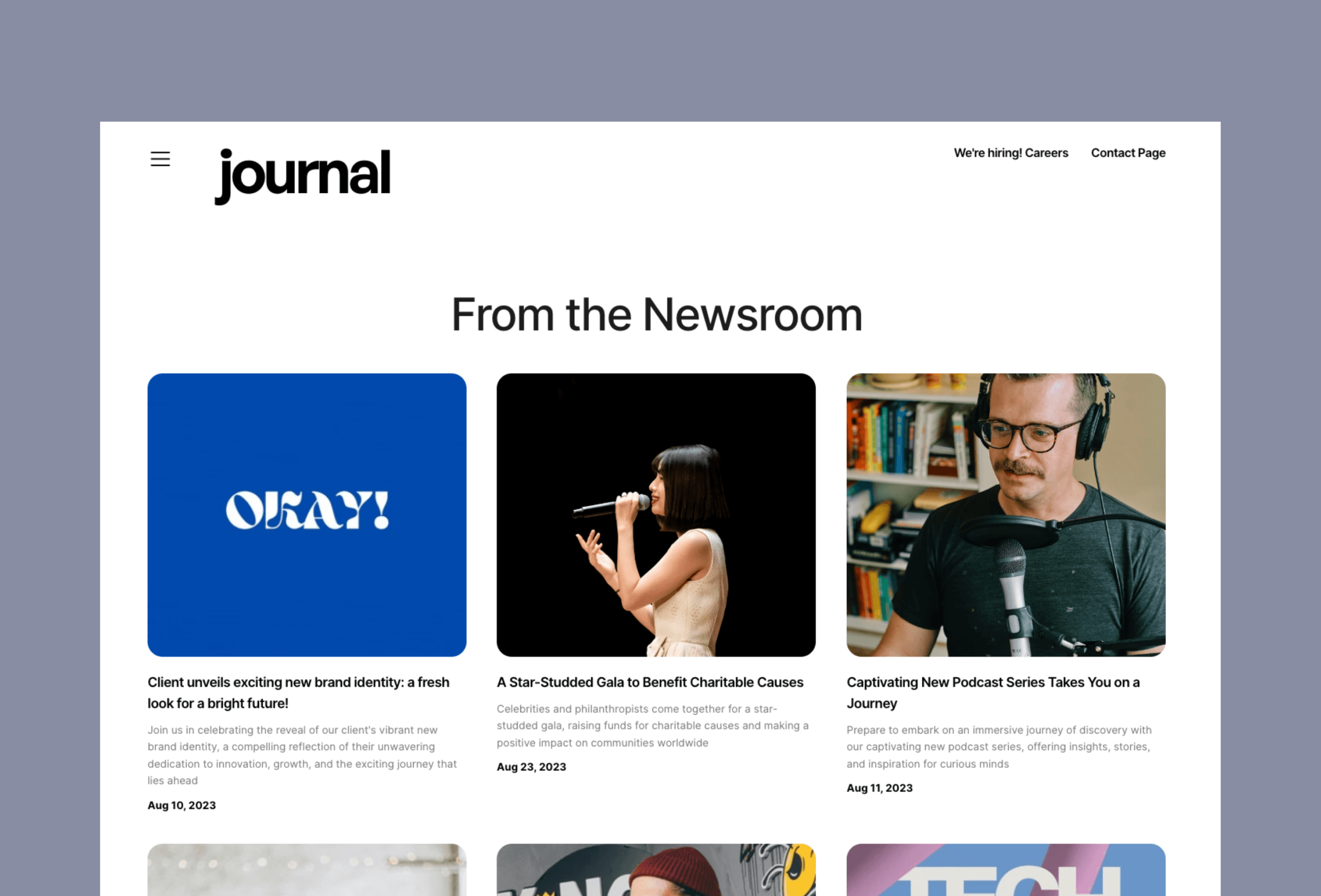 Screenshot 2 for CtrlCmd, a Framer Marketplace template by Flex&Grid.