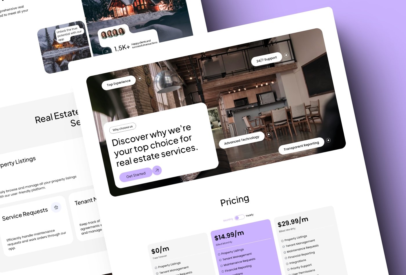 Screenshot 3 for Bayt, a Framer Marketplace template by Mejed Alkoutaini.