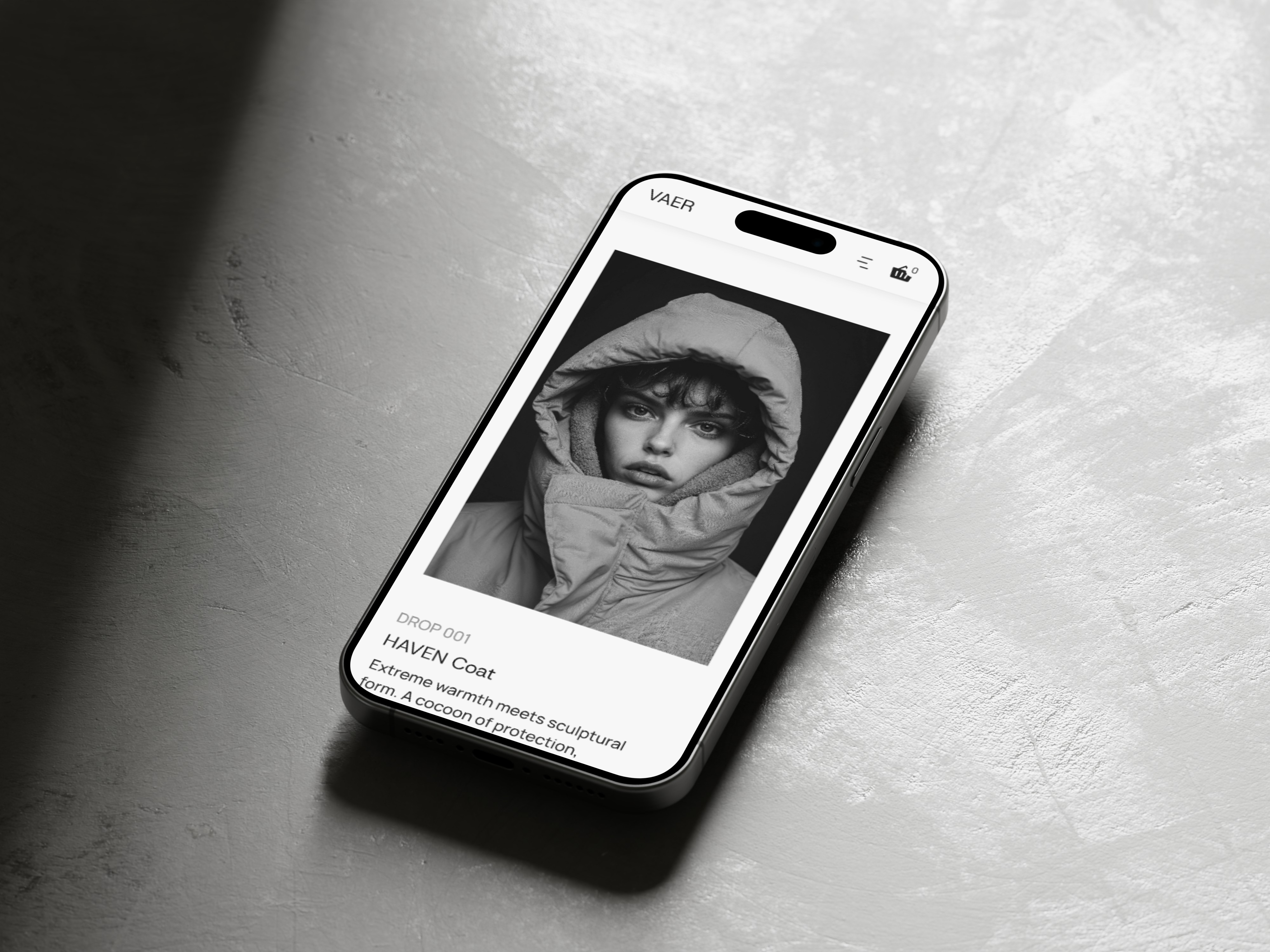 Screenshot 2 for Vaer, a Framer Marketplace template by Marto.